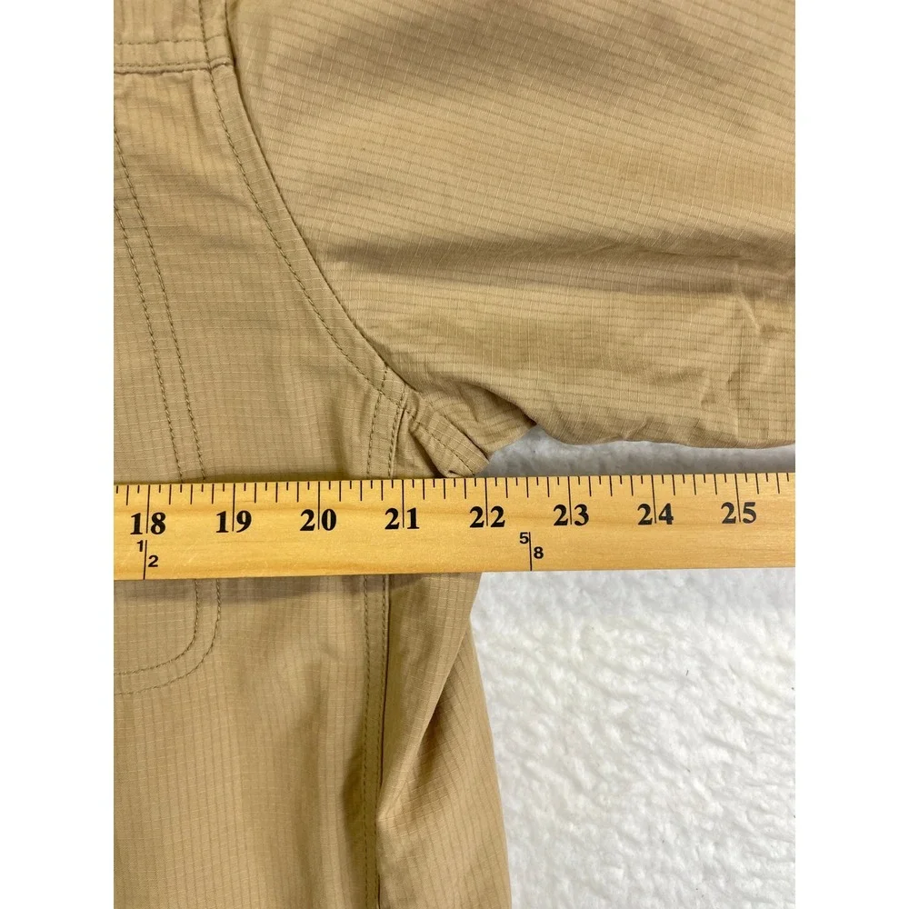 Eddie Bauer Men's XL Tall Tan Ripstop Field Jacket Khaki Utility Travel Safari - Picture 5 of 16